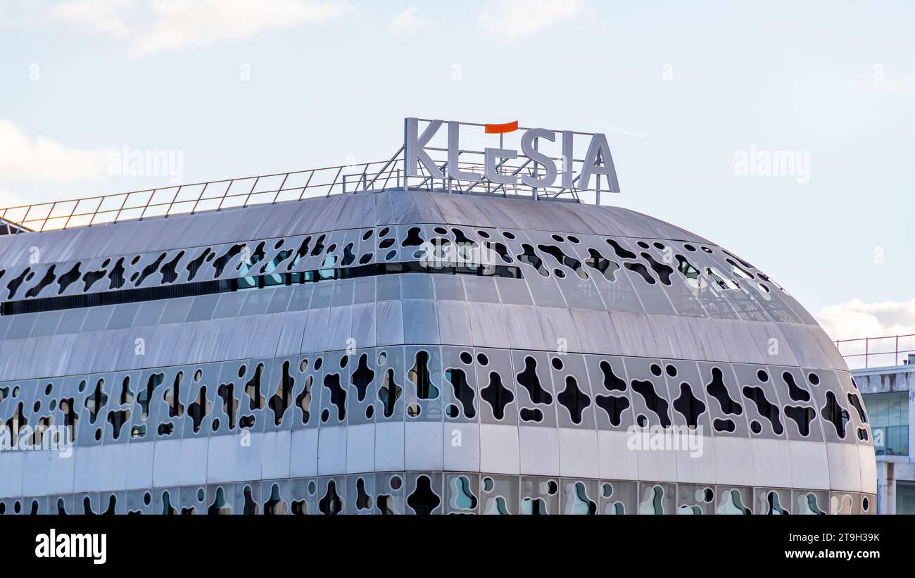 Exterior view of the Klesia headquarters. Klesia is a French joint social protection group specializing in health insurance, welfare and retirement Stock Photo