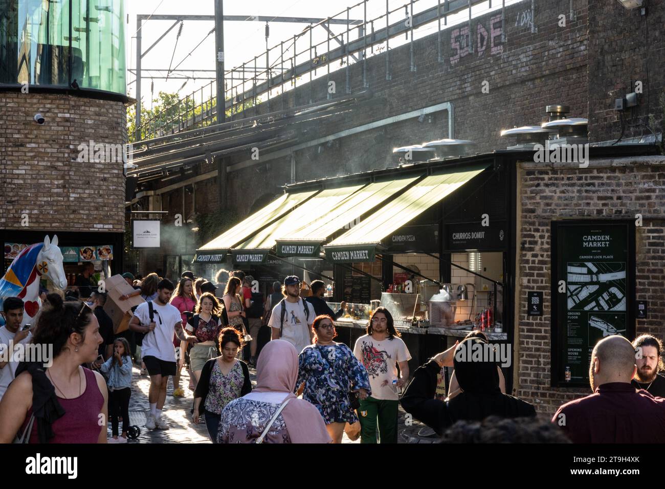 Camden Market, London, UK Stock Photo
