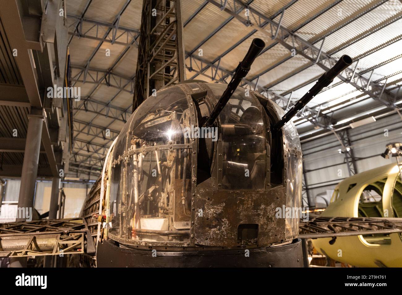 Vickers Wellington bomber Mk1A N2980 at Brooklands museum, Weybridge, Surrey, UK Stock Photo