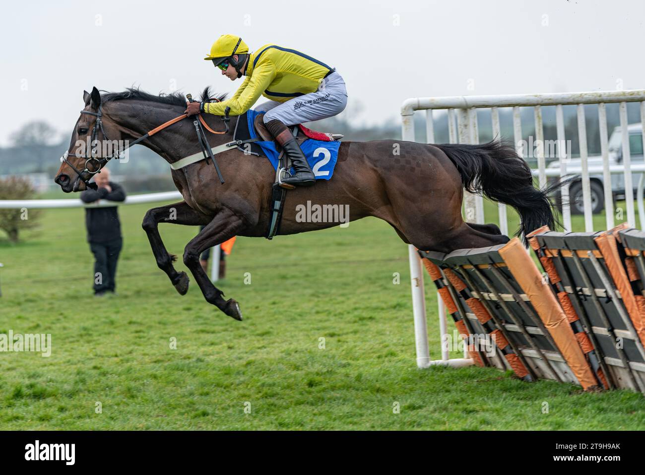 Third race at Wincanton March 30th 2022 Stock Photo