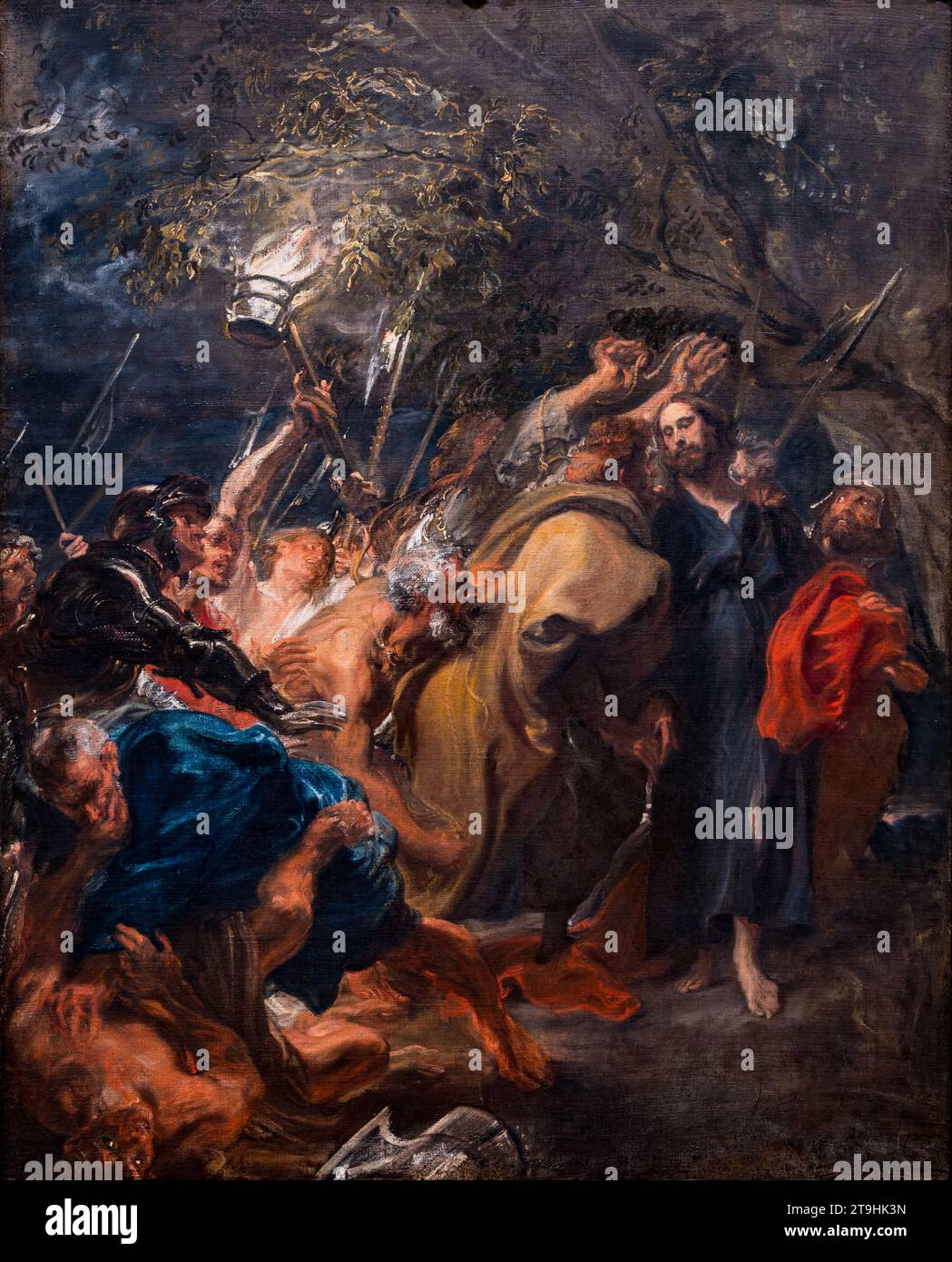 Anthony van Dyck, Flemish, 1599-1641, The Betrayal of Christ, c. 1618-1620, Oil on canvas Stock Photo