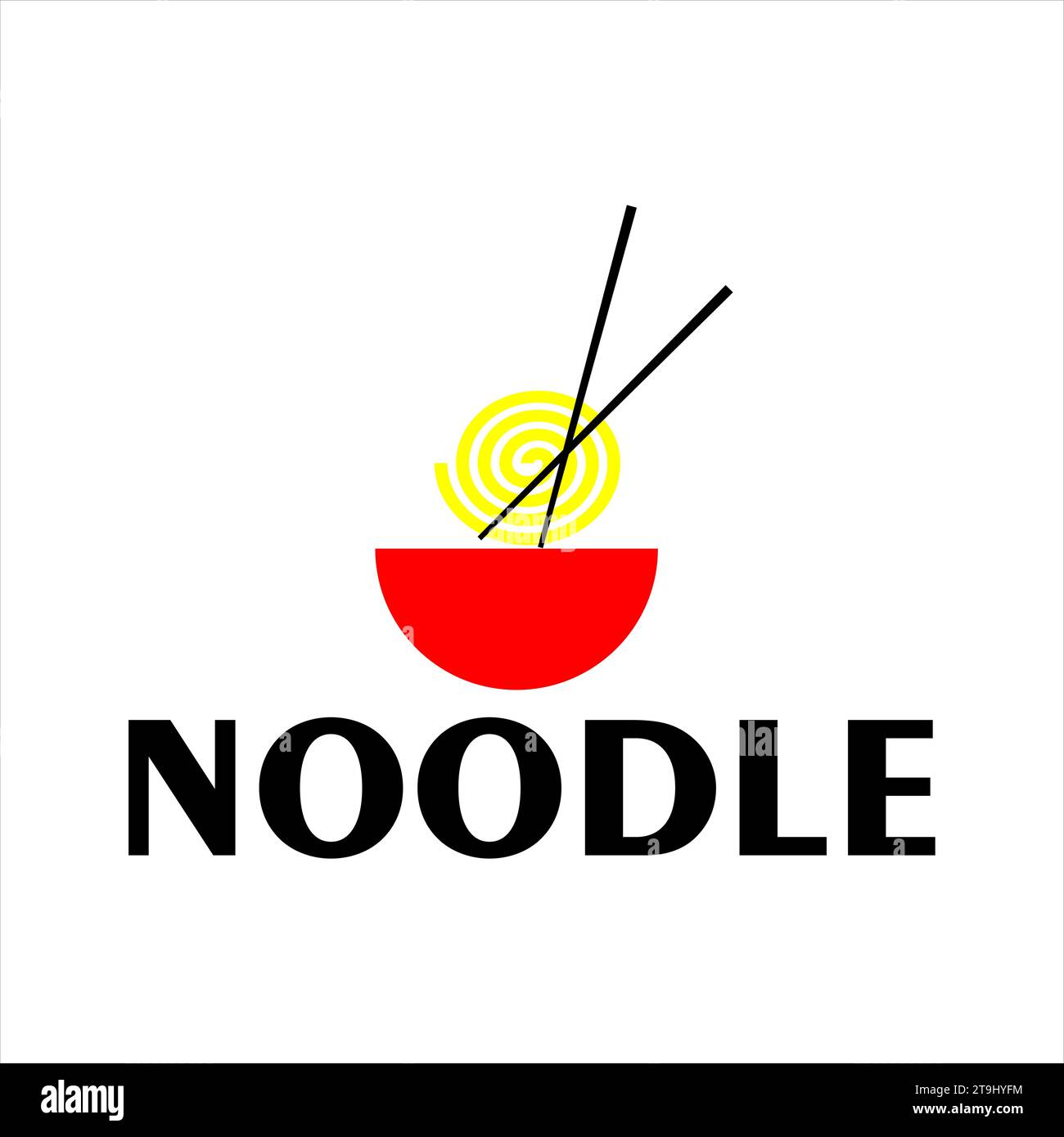 Noodlebased food symbol or logo design Stock Vector Image & Art Alamy