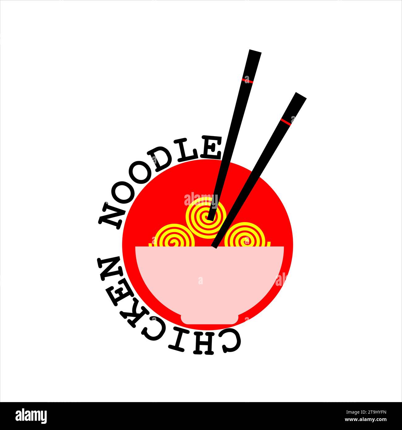 Noodlebased food symbol or logo design Stock Vector Image & Art Alamy