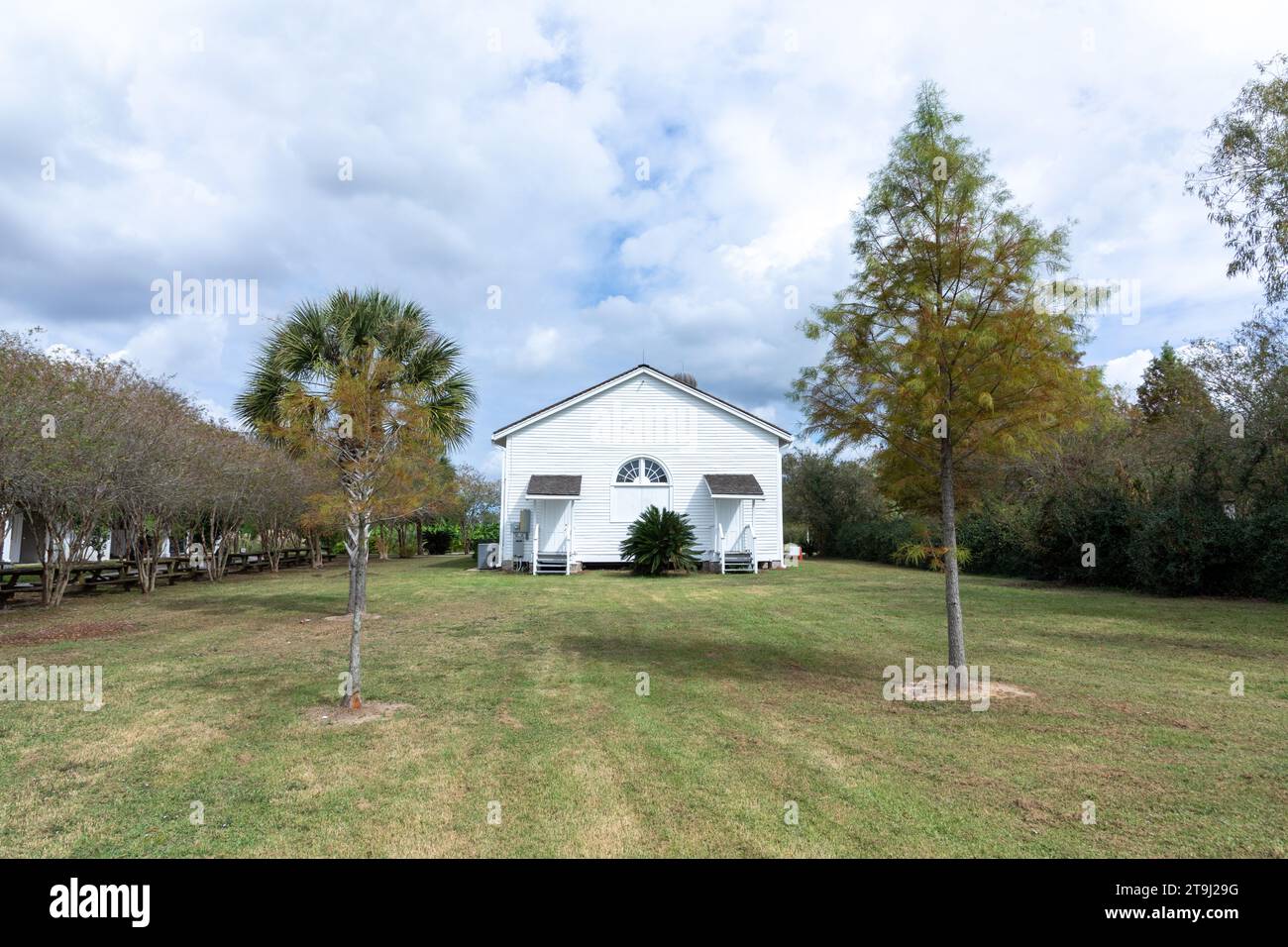 Vacherie, USA October 27, 2023 living house in Vacherie, Texas. The