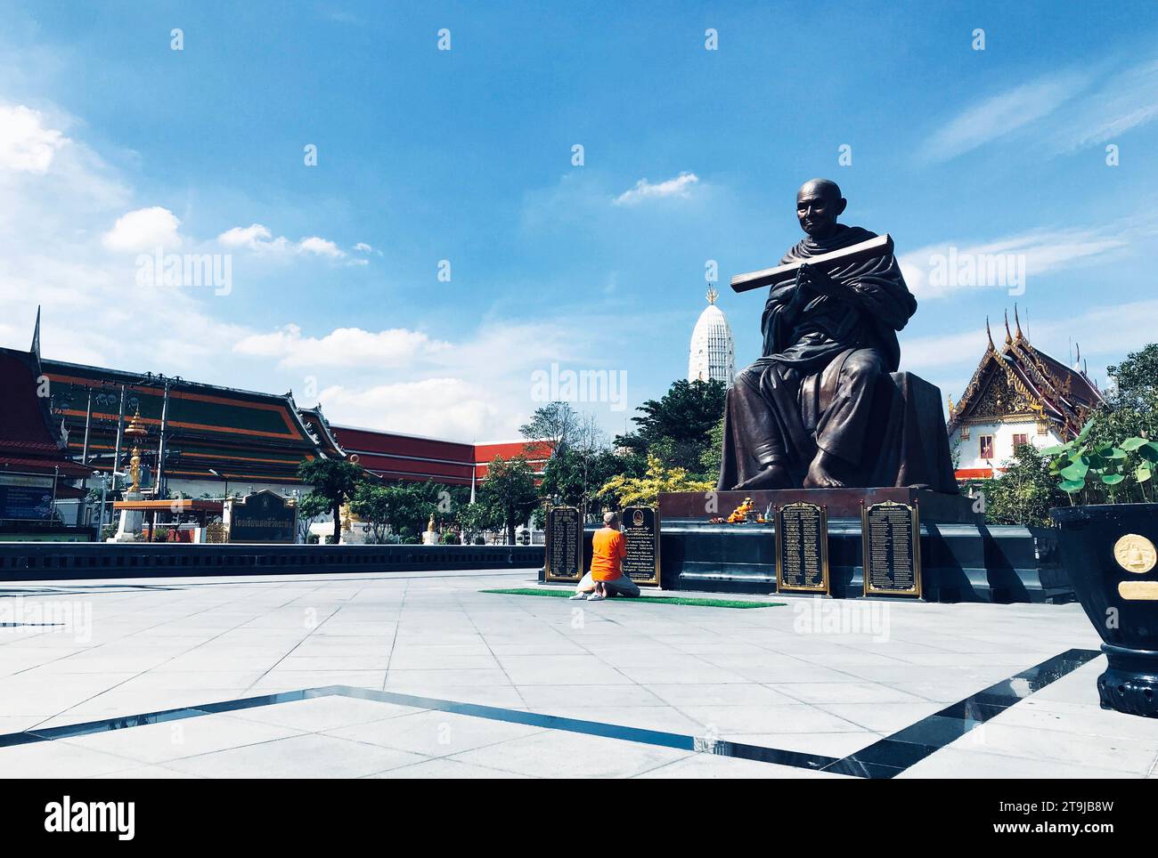 Bangkok, Thailand Nov 21, 2023 The statue of Somdet Phra Buddhacarya
