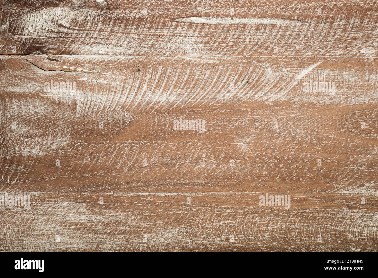 Rough Shabby Chic Texture. Wooden Background With White Paint Worn Off Stock Photo