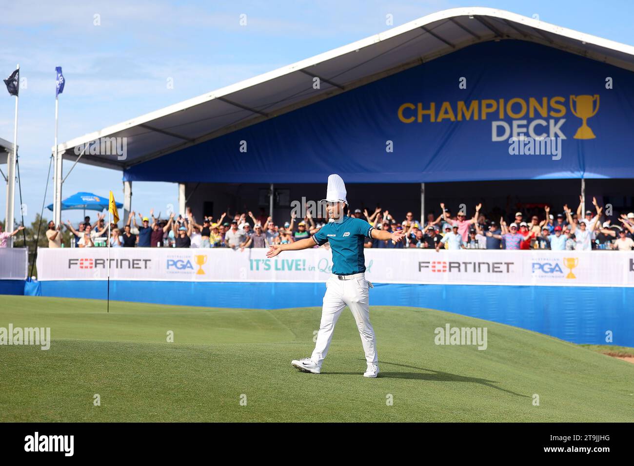 Brisbane, Australia. 23rd Sep, 2023. Min Woo Lee of Australia wears a