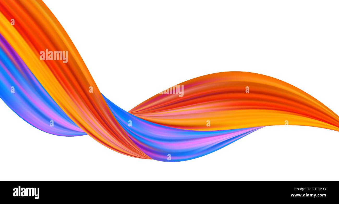 3d Wave Liquid shape color background. Art design for your design ...