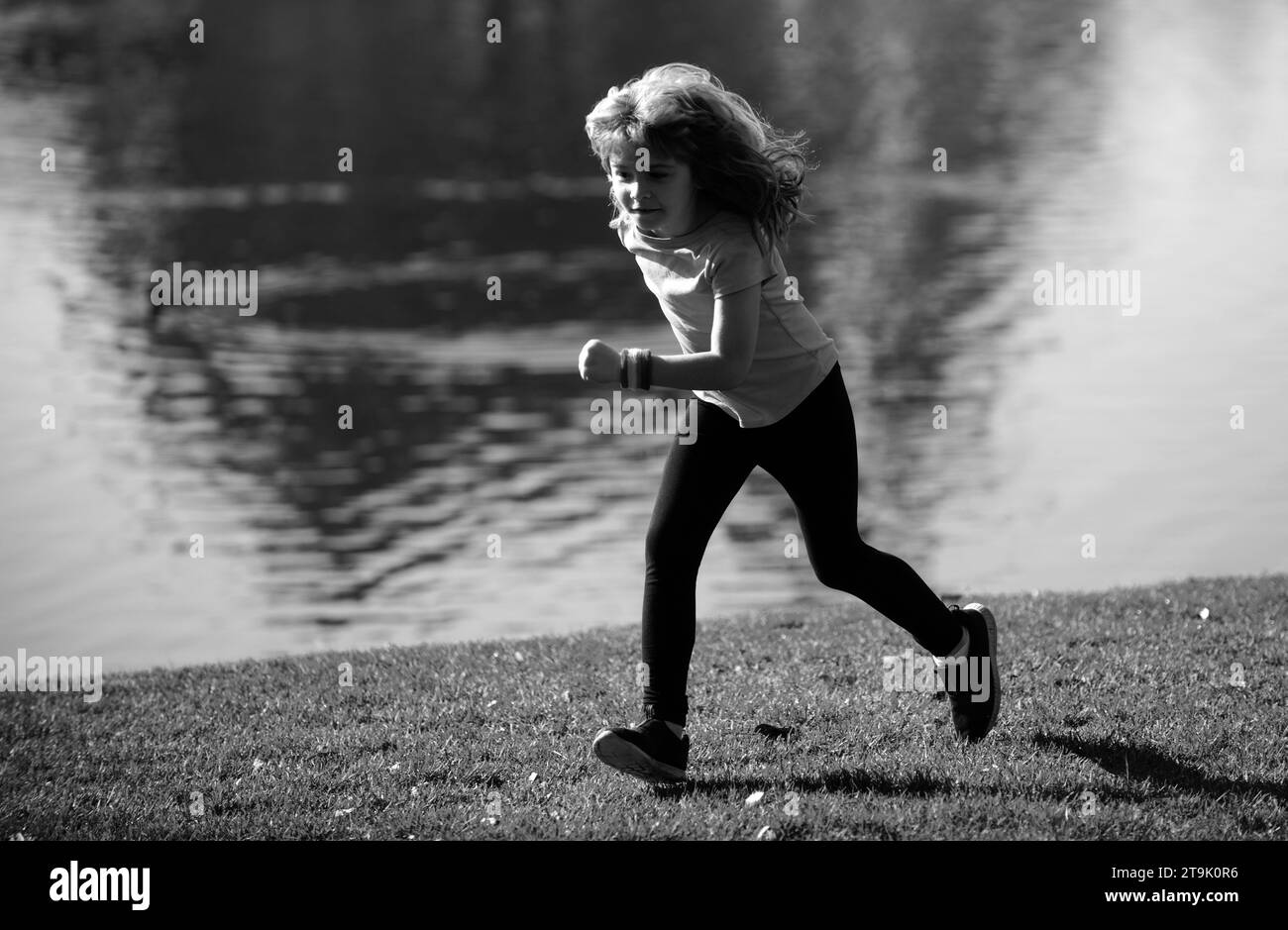 Child runner Black and White Stock Photos Images Page 2 Alamy