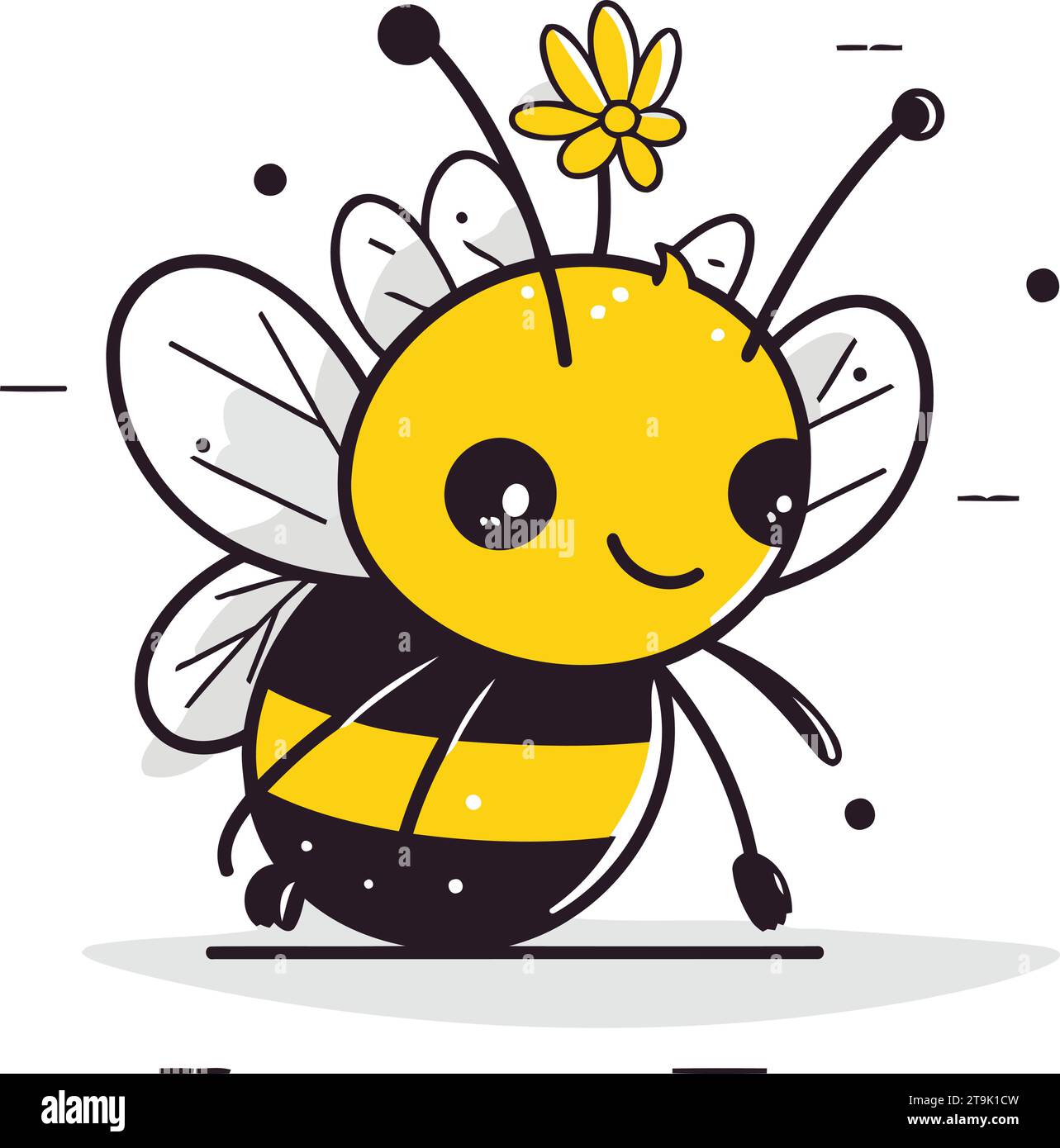 https://c8.alamy.com/comp/2T9K1CW/cute-cartoon-bee-with-flower-vector-illustration-in-flat-style-2T9K1CW.jpg
