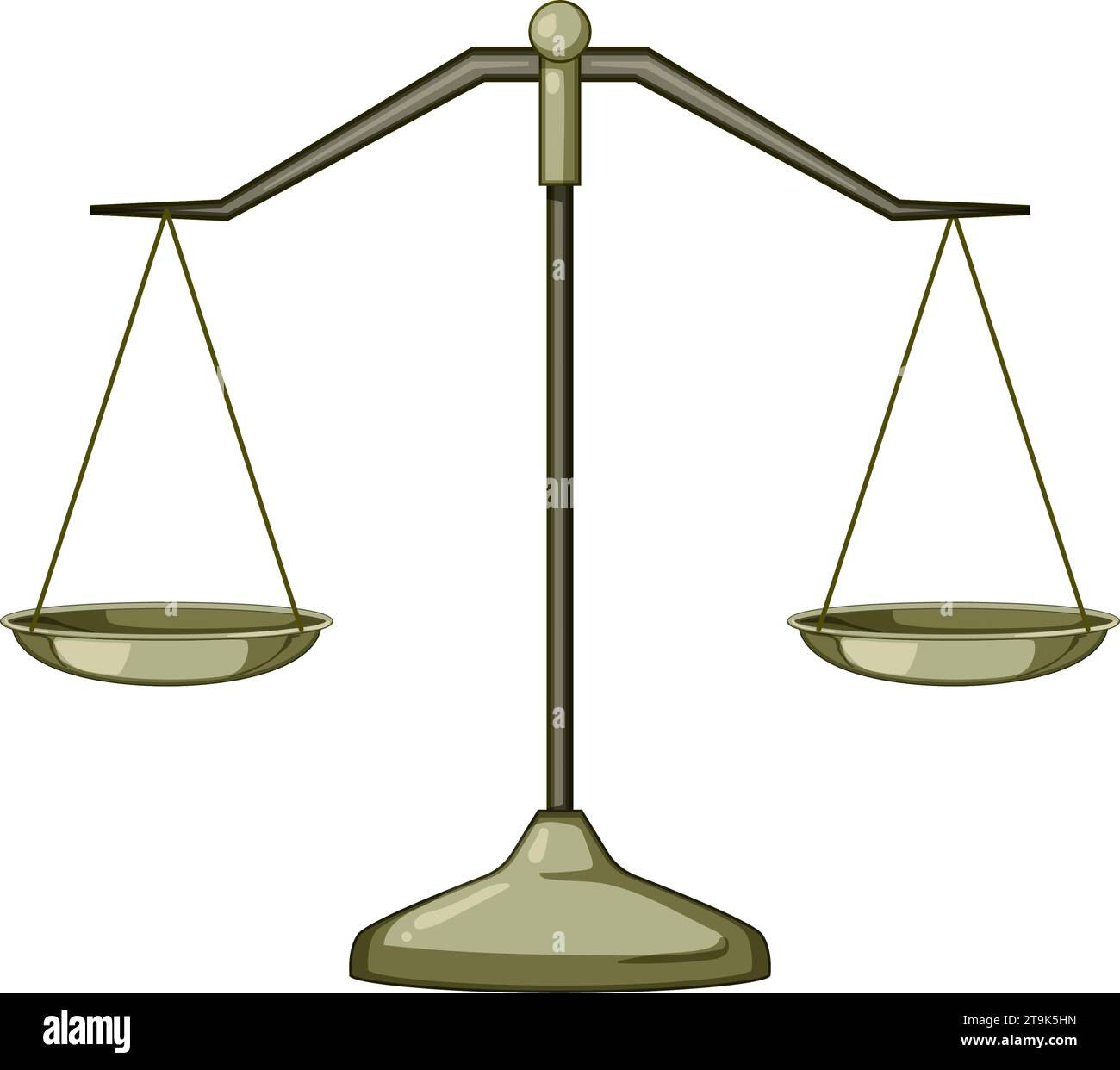justice balance scale cartoon vector illustration Stock Vector Image