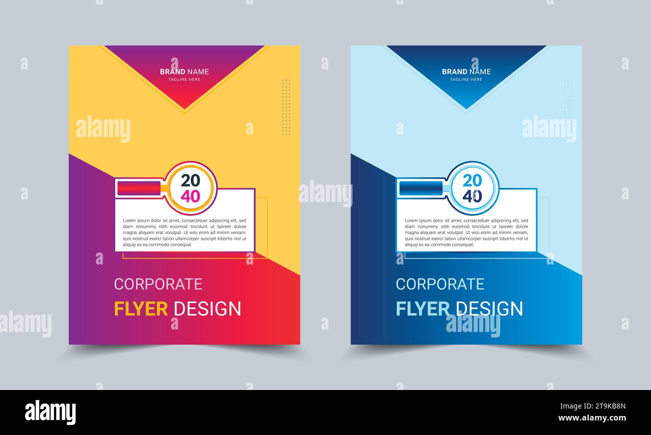 Corporate Book Covers, Brochures, Flyers Tamplate Stock Vector Image ...