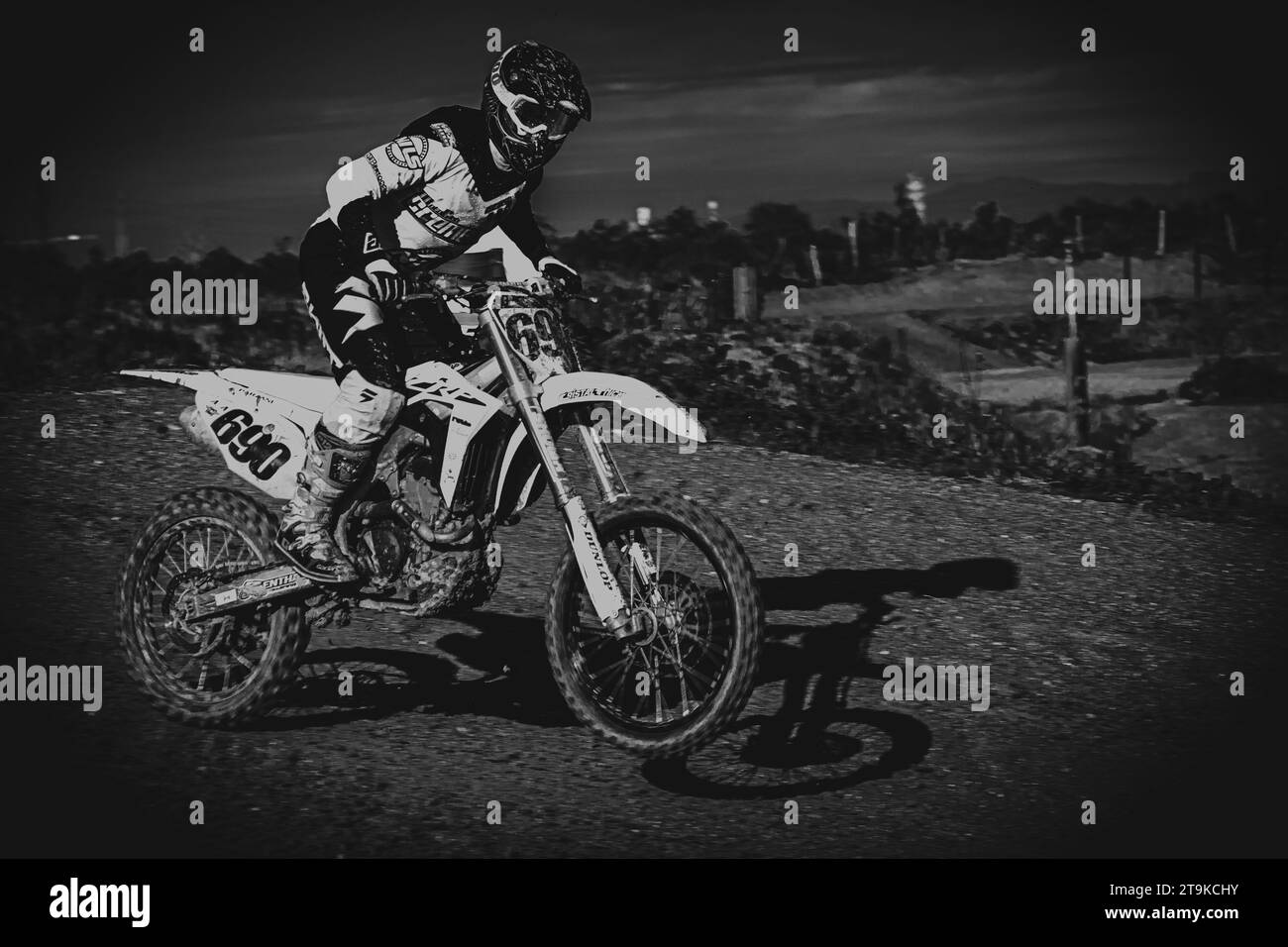 Motocross Honda Stock Photo