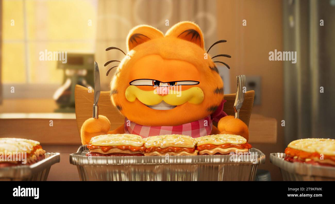 The Garfield Movie Stock Photo