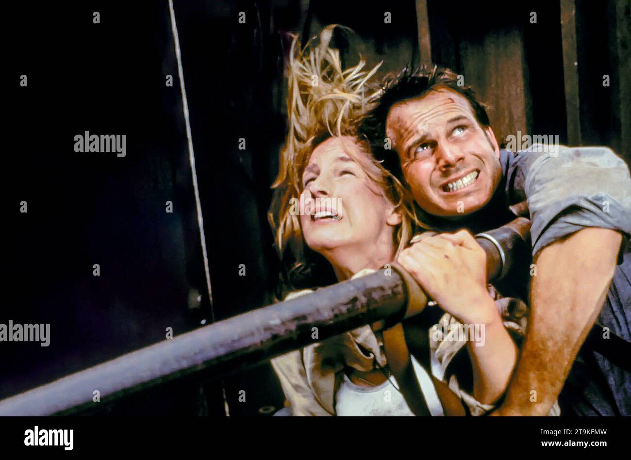 Twister 1996 movie  Helen Hunt & Bill Paxton Stock Photo