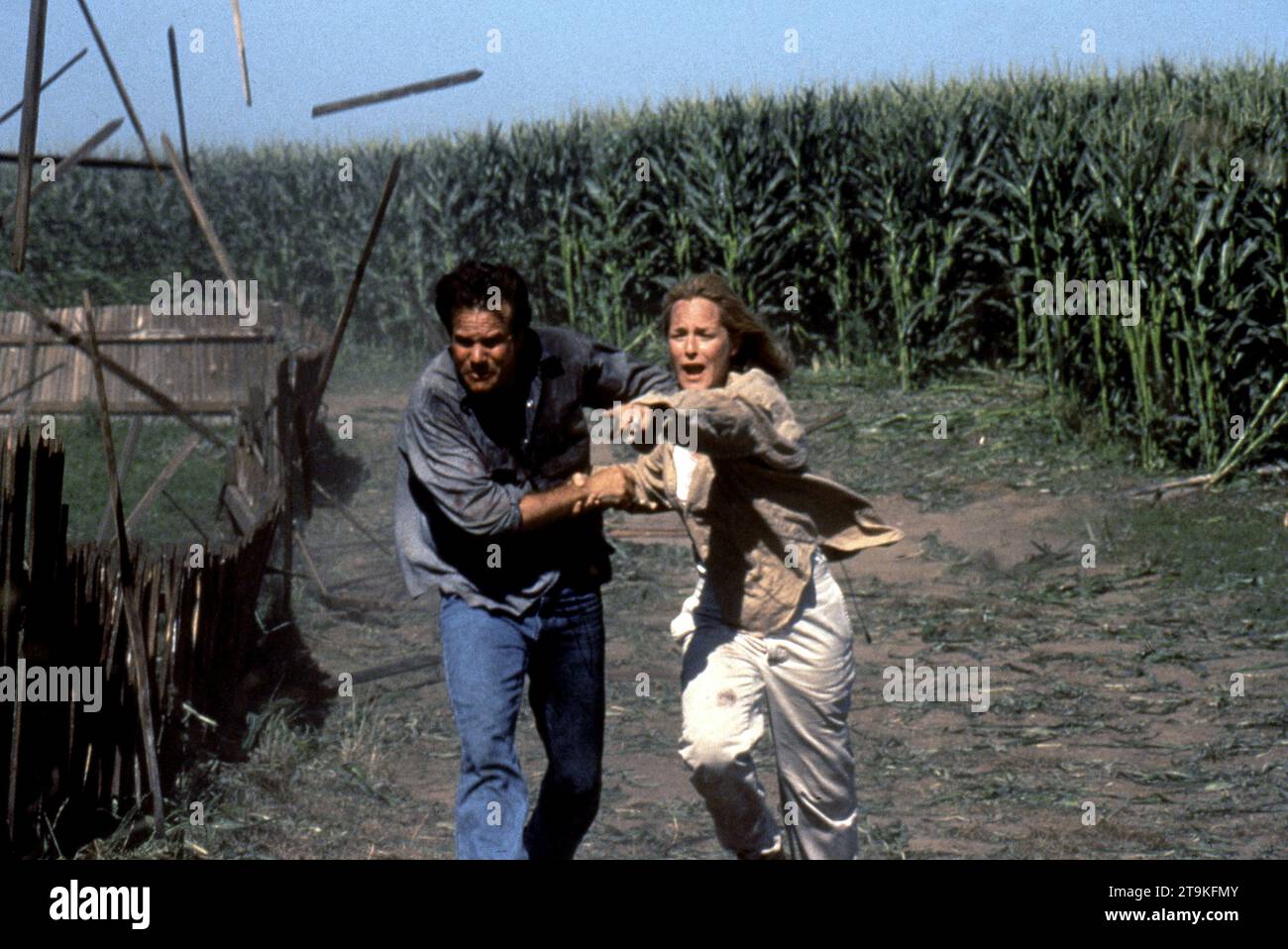 Twister 1996 film  Helen Hunt & Bill Paxton Stock Photo