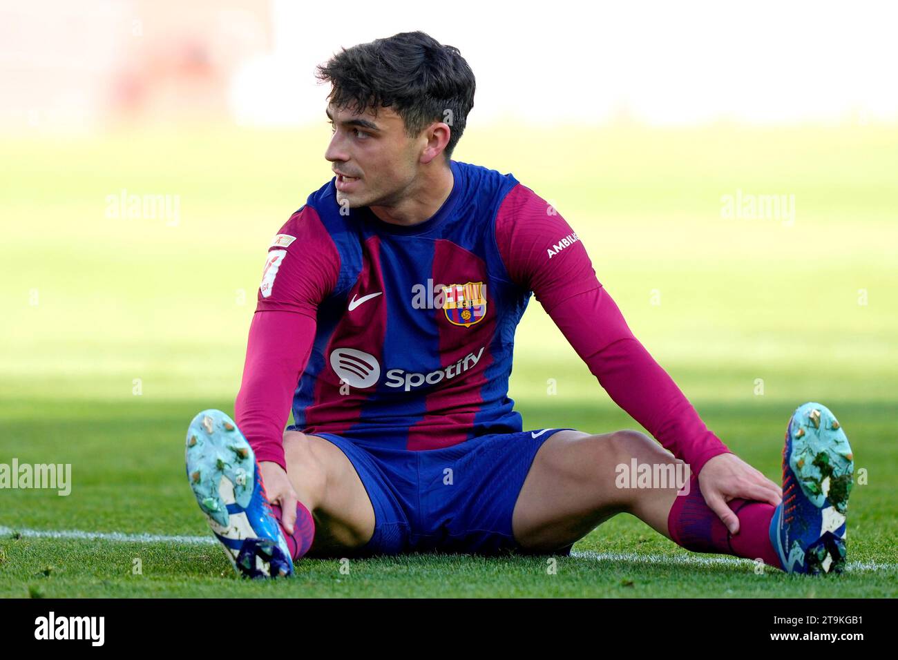 Madrid, Spain. 25th Nov, 2023. Pedro Gonzalez Lopez, Pedri of FC Barcelona during the La Liga match between Rayo Vallecano and FC Barcelona played at Vallecas Stadium on November 25 in Madrid, Spain. (Photo by Cesar Cebolla/PRESSINPHOTO) Credit: PRESSINPHOTO SPORTS AGENCY/Alamy Live News Stock Photo