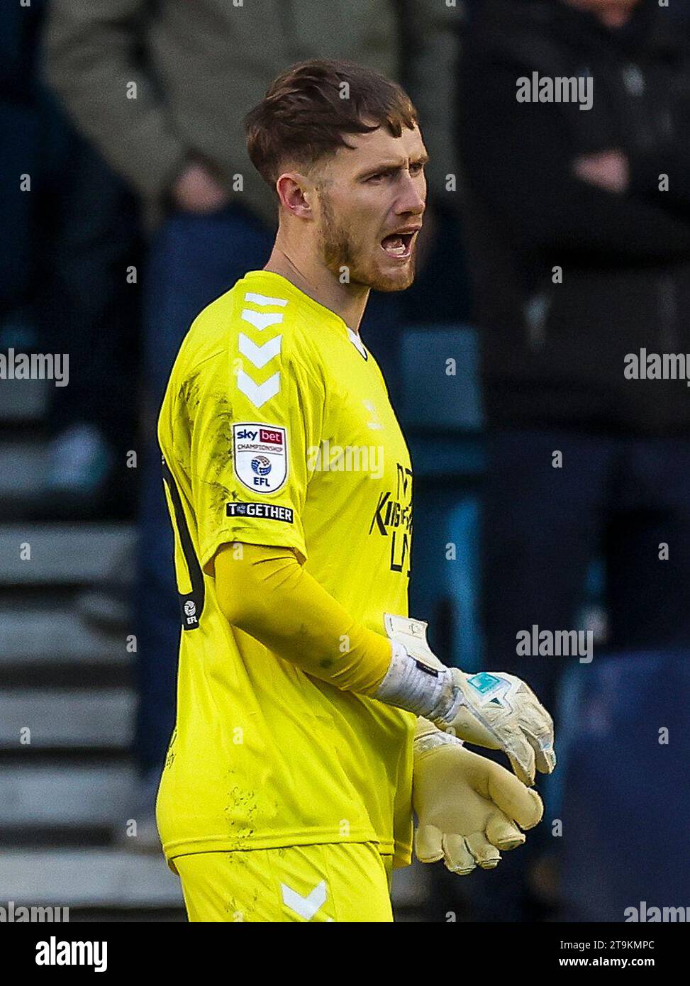 Coventry City goalkeeper Bradley Collins in action during the Sky Bet