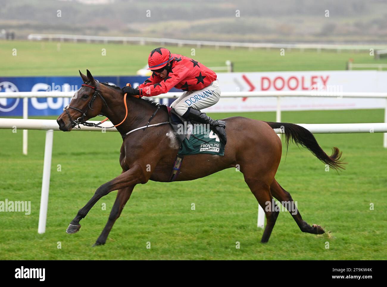 Punchestown 26November2023. Hispanic Moon and Daragh O'Keeffe win for