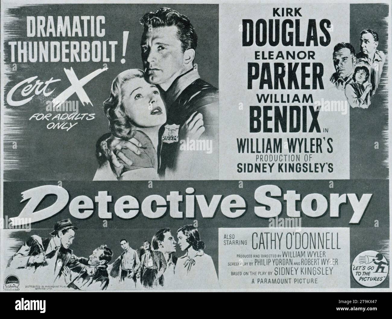 Detective story 1951 movie poster hi-res stock photography ...