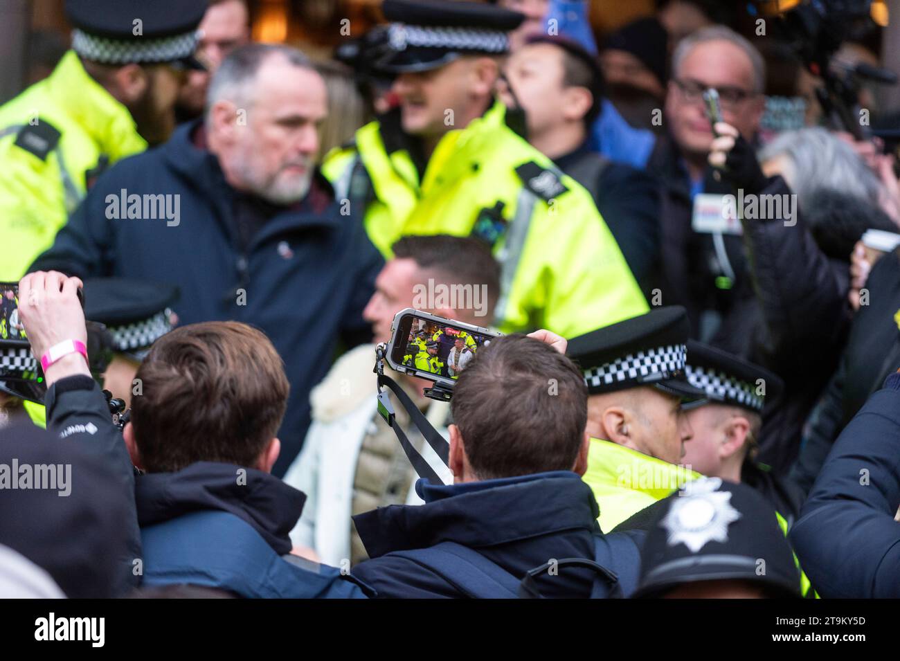 London, UK. 26 November 2023. Tommy Robinson, Founder And Former Leader ...