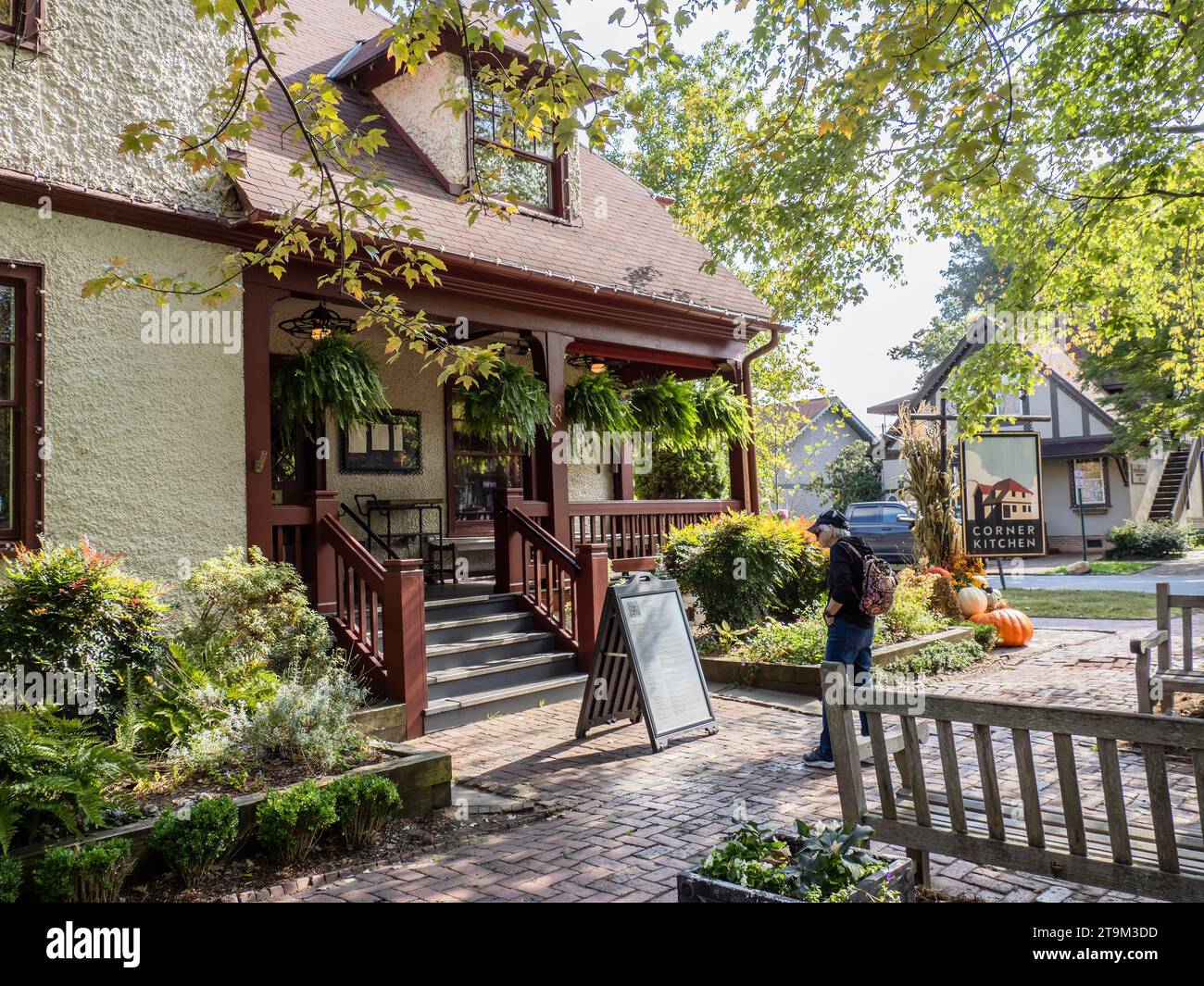 Restaurants in the Biltmore Village, Asheville, North Carolina, USA