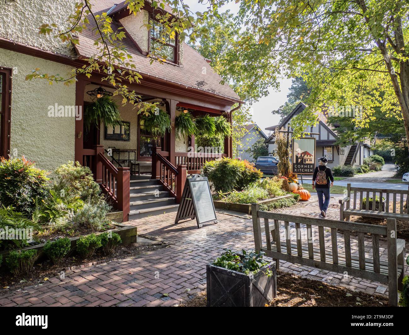 Restaurants in the Biltmore Village, Asheville, North Carolina, USA