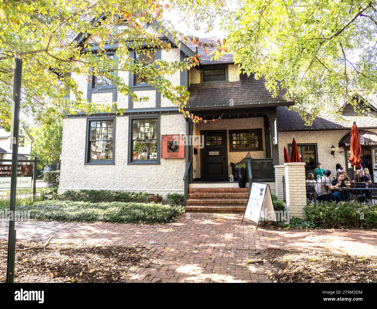 Restaurants in the Biltmore Village, Asheville, North Carolina, USA