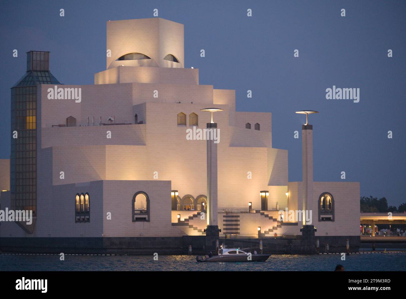 Qatar, Doha,  Museum of Islamic Art, I.M.Pei architect, Stock Photo