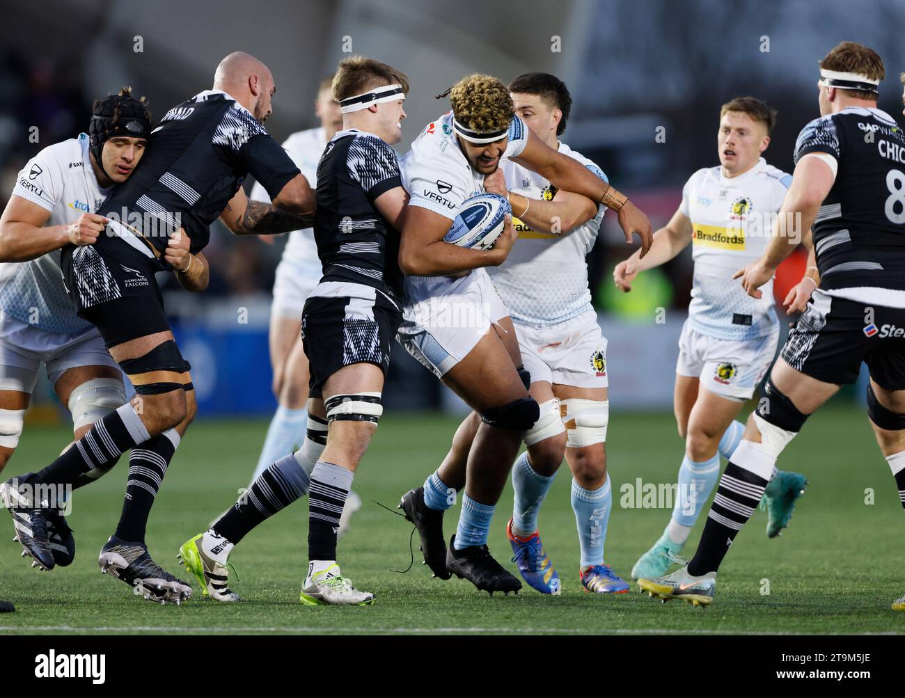 Rus Rugby Exeter Exeter Chiefs' Rus Tuima in action during the Gallagher Premiership ...