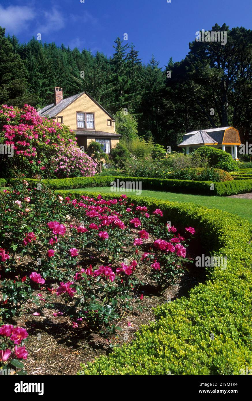 Garden House Shore Acres State Park Oregon Stock Photo Alamy garden-house-shore-acres-state-park-oregon-stock-photo-alamy