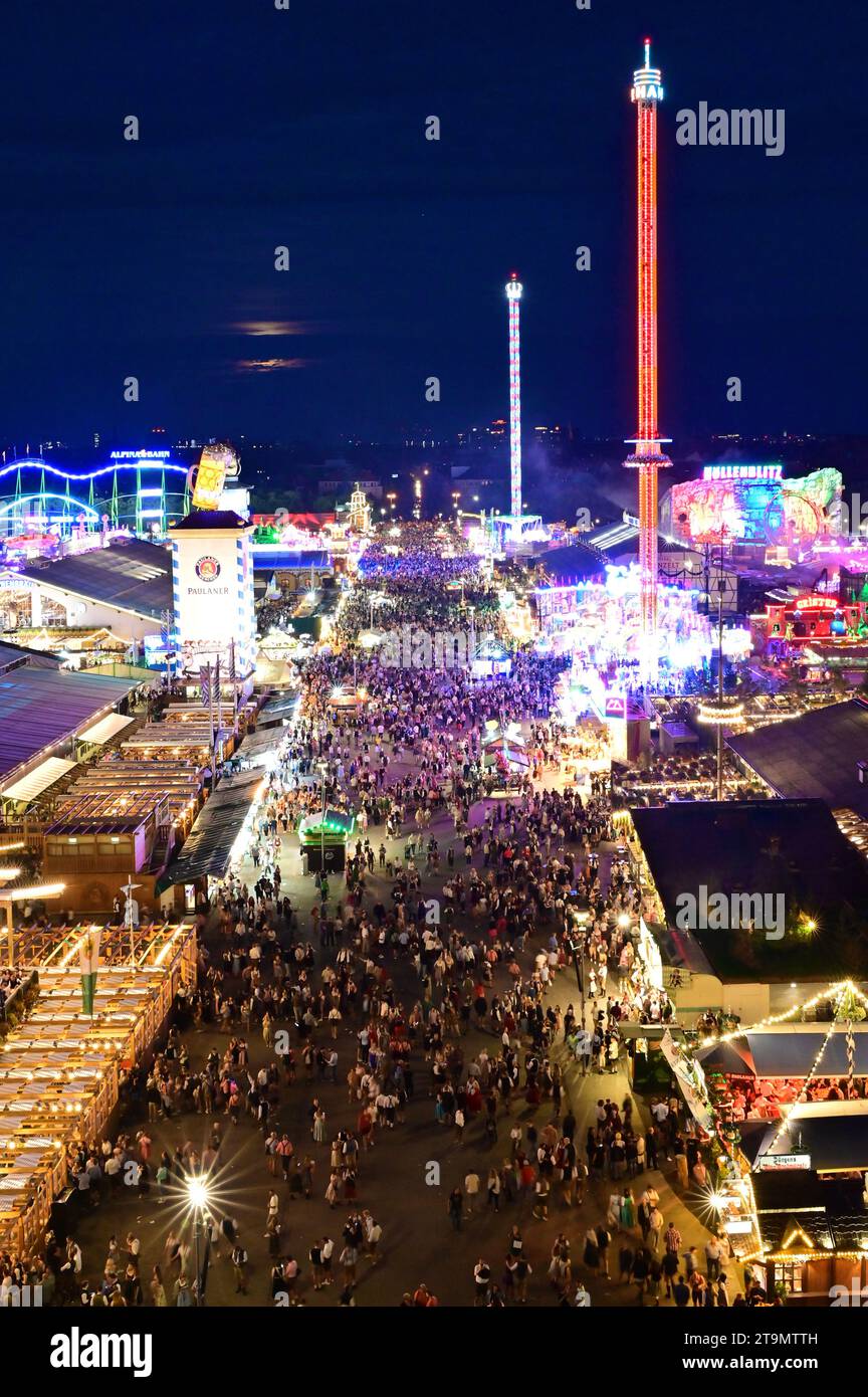 Oktoberfest Wiesn in Munich, Bavaria the world's largest folk festival Stock Photo Alamy