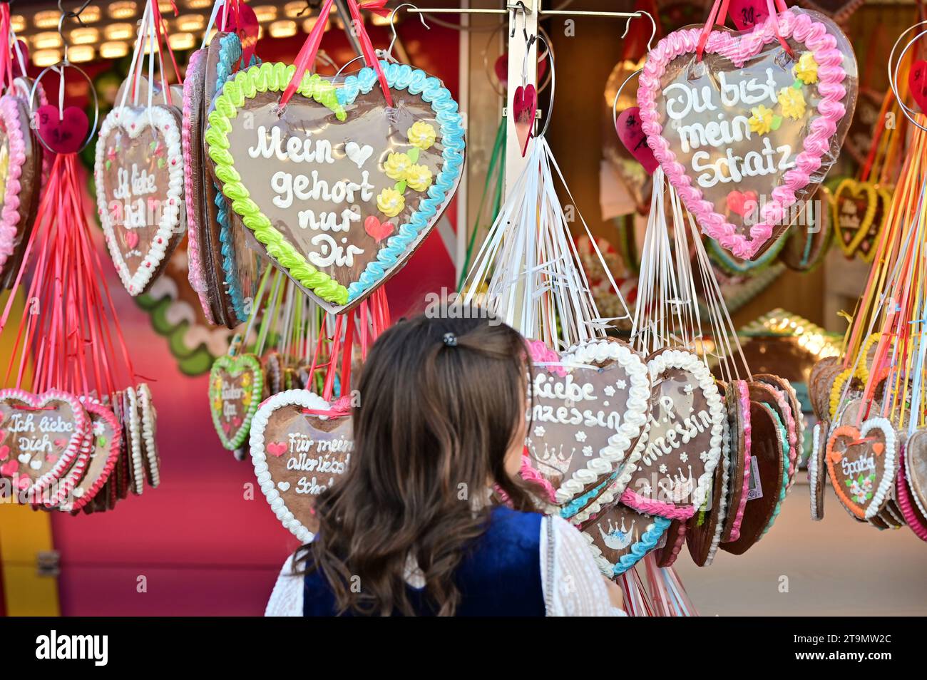 Oktoberfest Wiesn in Munich, Bavaria the world's largest folk