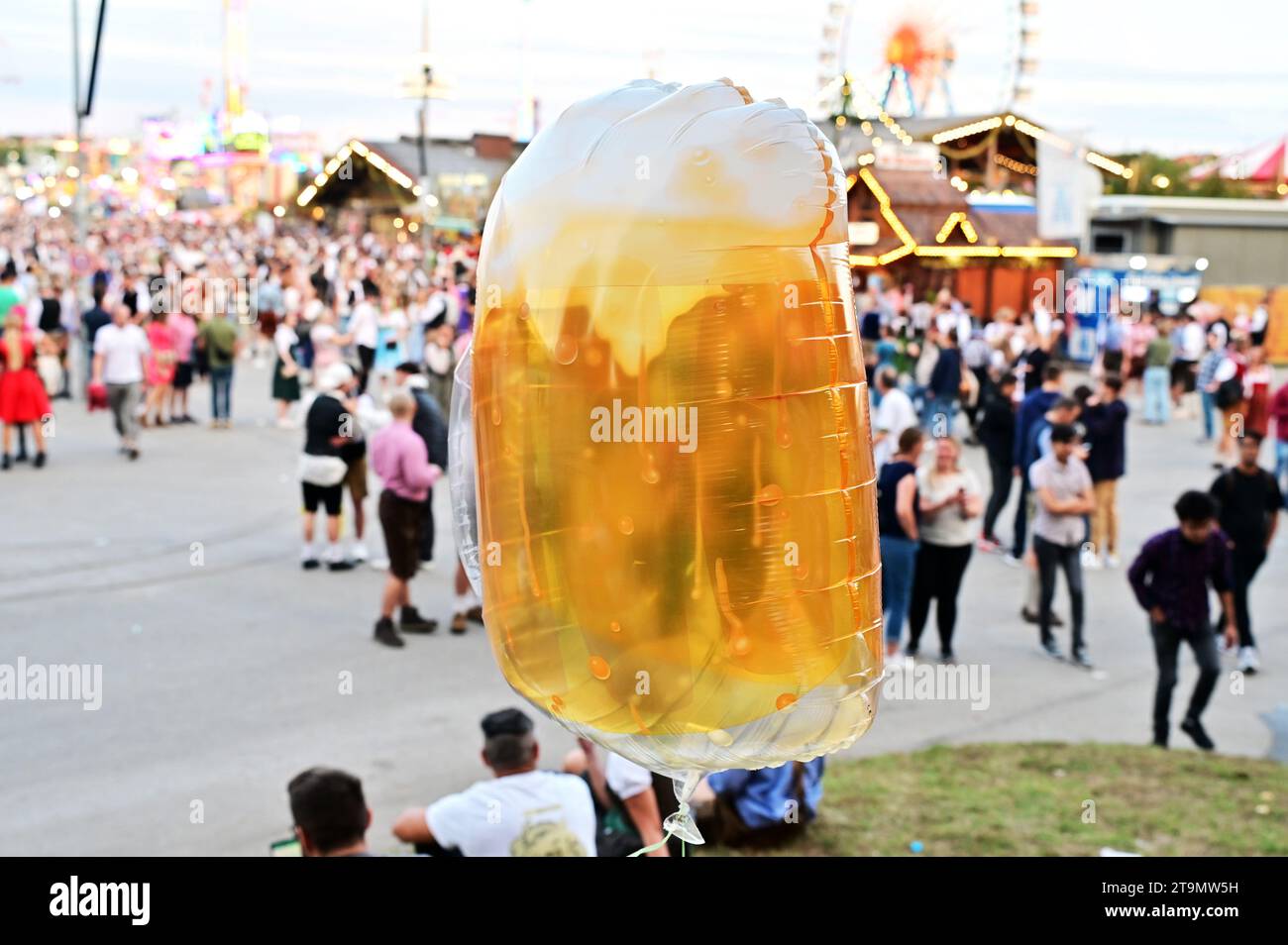 Oktoberfest Wiesn in Munich, Bavaria the world's largest folk festival Stock Photo Alamy