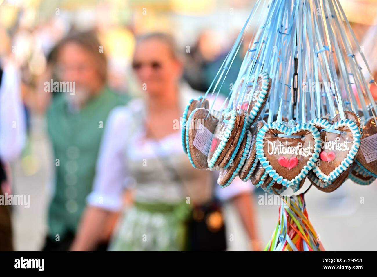 Oktoberfest Wiesn in Munich, Bavaria the world's largest folk festival Stock Photo Alamy