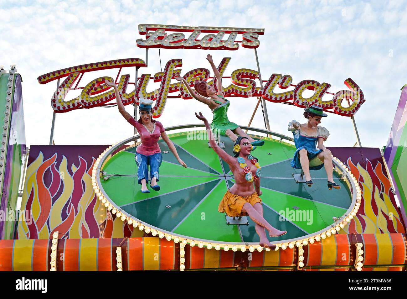Oktoberfest Wiesn in Munich, Bavaria the world's largest folk festival Stock Photo Alamy