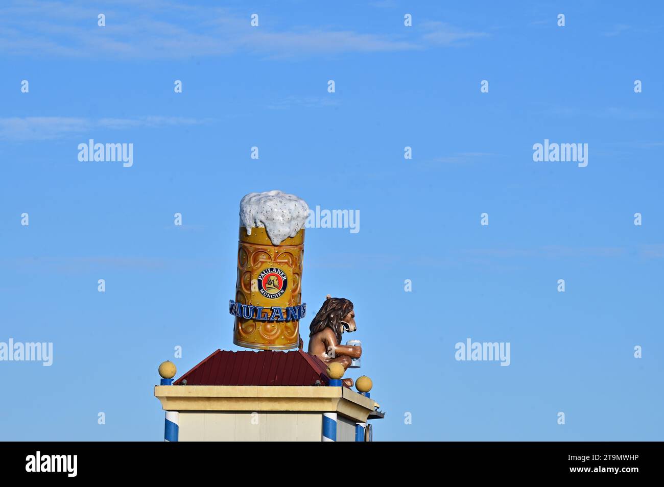 Oktoberfest Wiesn in Munich, Bavaria the world's largest folk festival Stock Photo Alamy