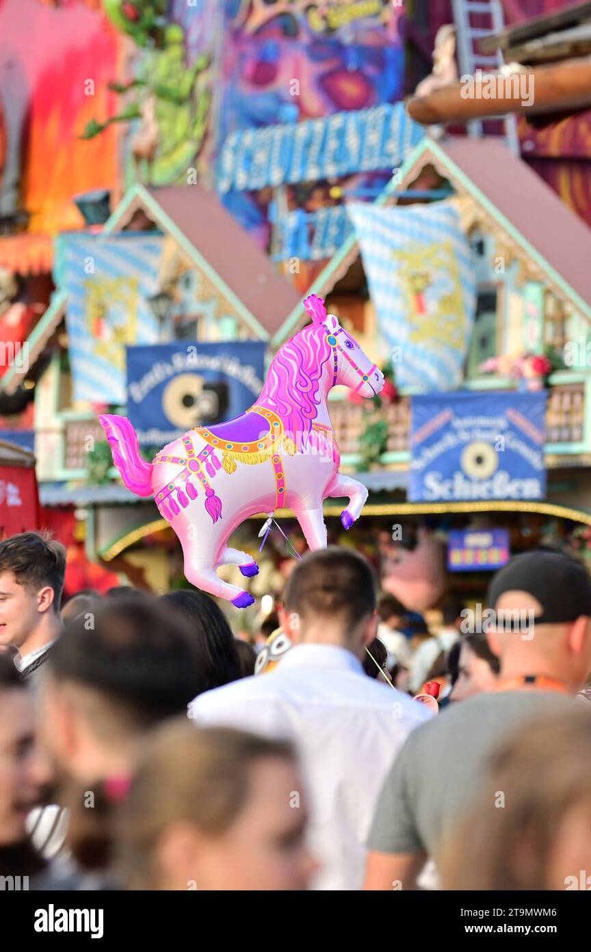 Oktoberfest Wiesn in Munich, Bavaria the world's largest folk