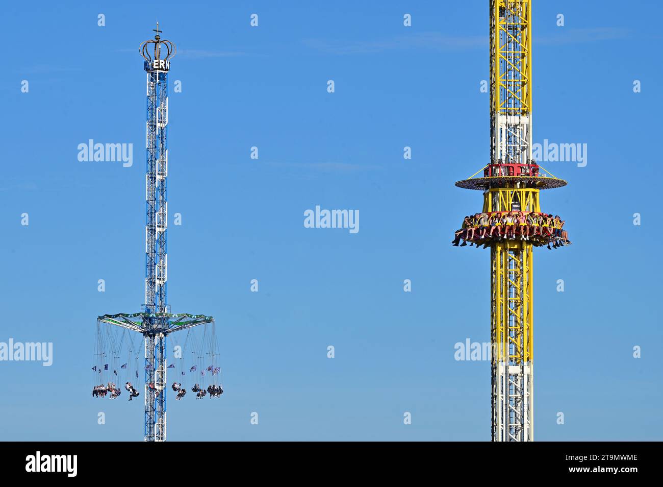 Oktoberfest Wiesn in Munich, Bavaria the world's largest folk