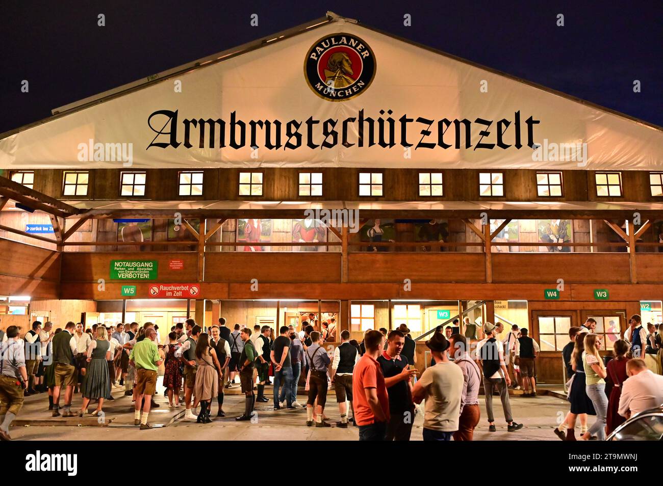 Oktoberfest Wiesn in Munich, Bavaria the world's largest folk