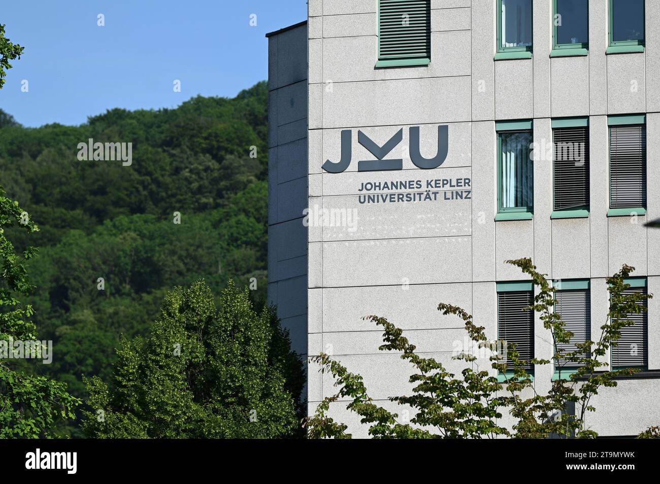 Campus of the Johannes Kepler University JKU in LInz, Upper Austria