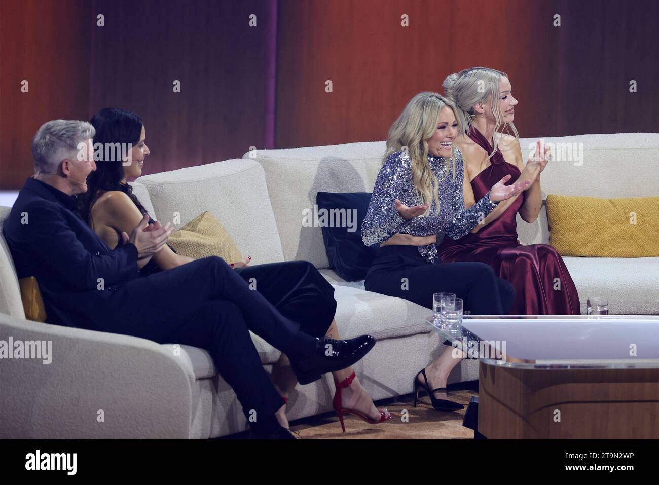 Bastian Schweinsteiger mit Ehefrau Ana Ivanovic sowie Helene Fischer