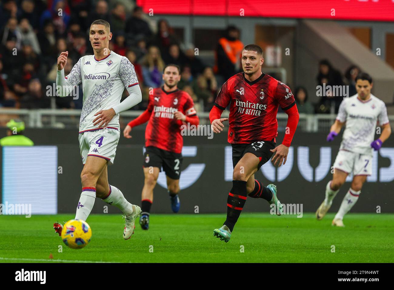 formazioni ac milan - acf fiorentina