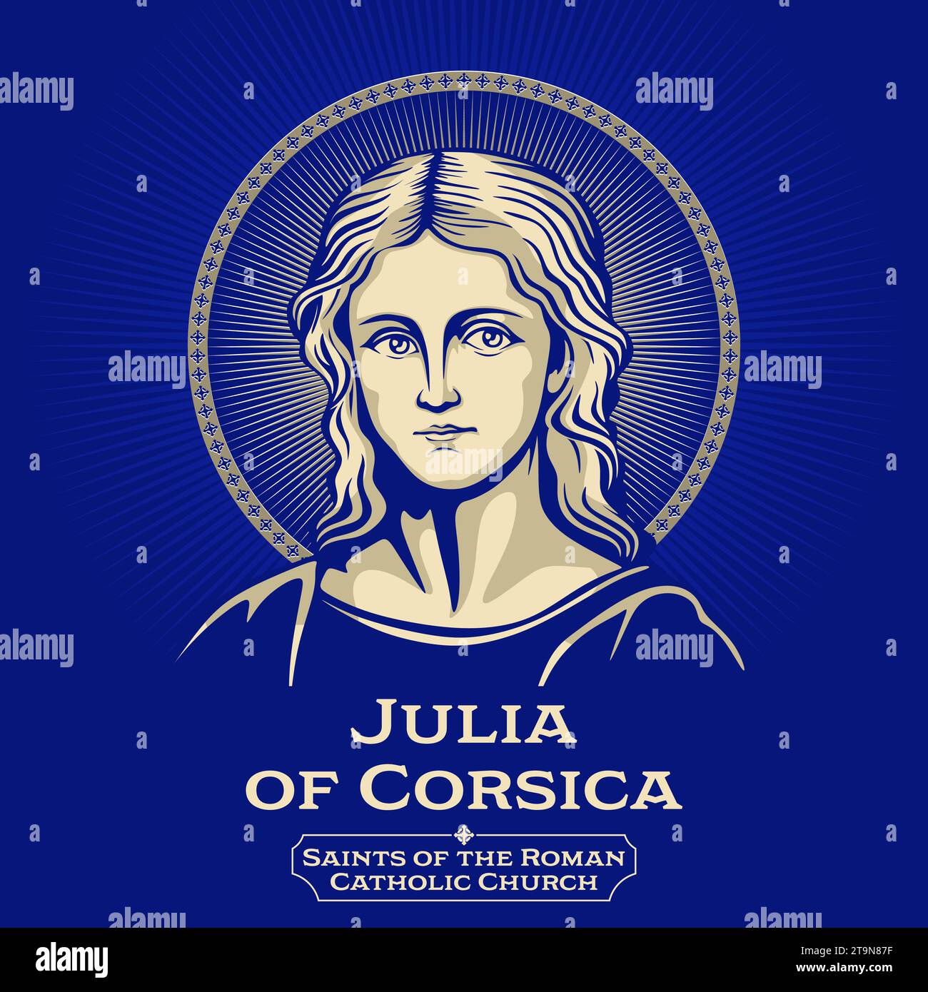 Catholic Saints. Julia of Corsica was a virgin and martyr who is venerated as a saint. The date