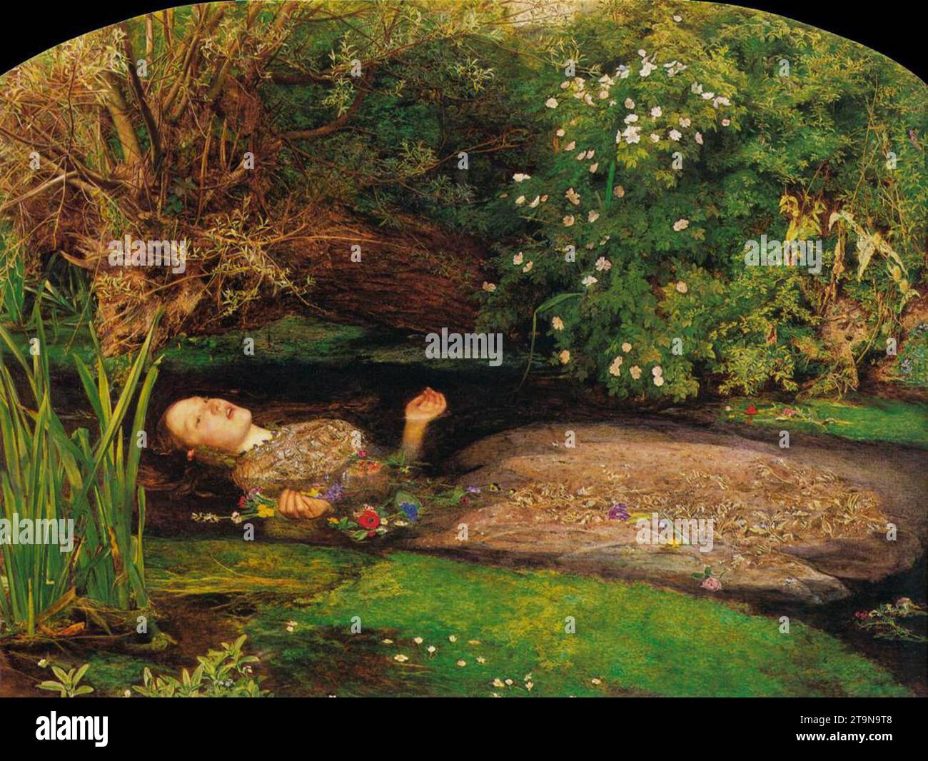 Ophelia 1851-52 by John Everett Millais Stock Photo