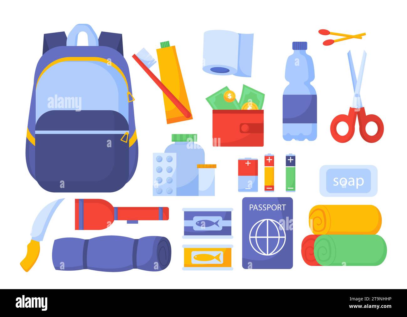 Emergency kit vector set Stock Vector Image & Art Alamy