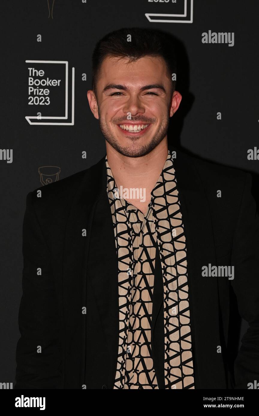 London, UK. 26th Nov, 2023. Jack Edwards attends the Booker Prize 2023 winner ceremony at Old Billingsgate, London, UK. Credit: See Li/Picture Capital/Alamy Live News Stock Photo