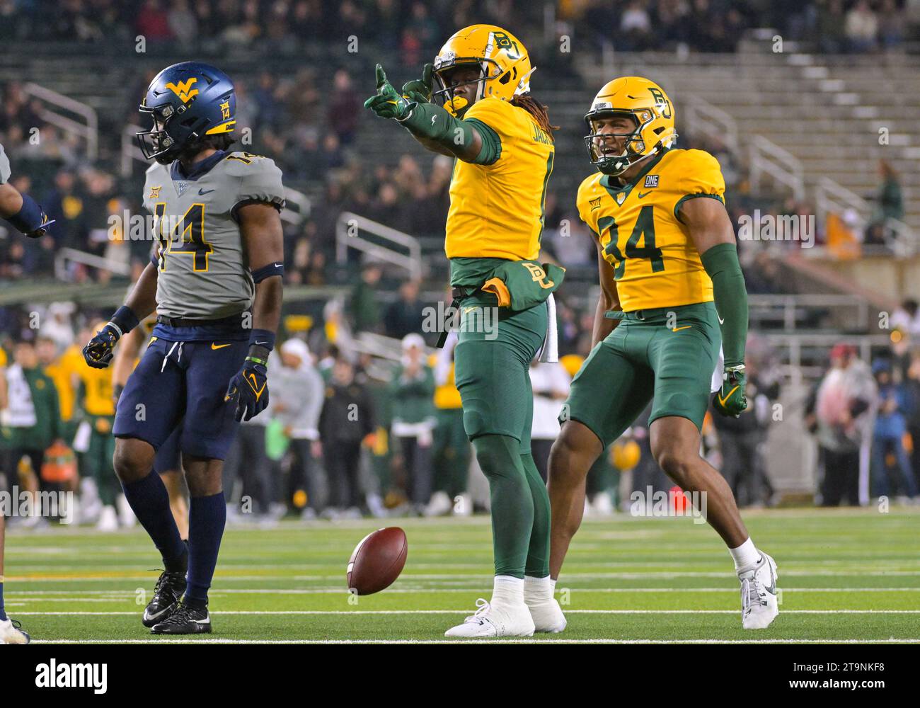 Waco, Texas, USA. 25th Nov, 2023. Baylor Bears wide receiver Ketron