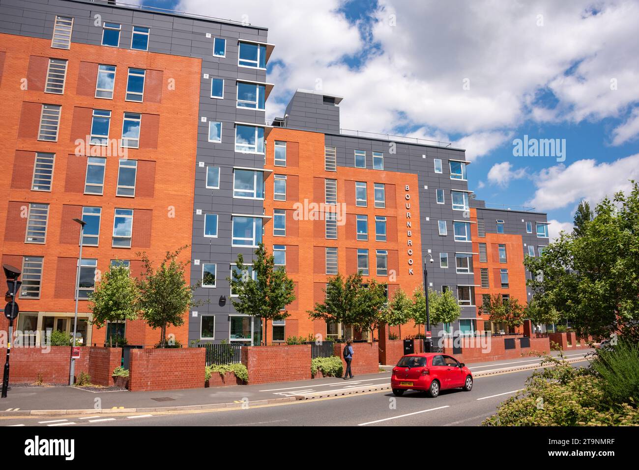 Purpose-built student accommodation in Selly Oak, close to the University of Birmingham, UK Stock Photo