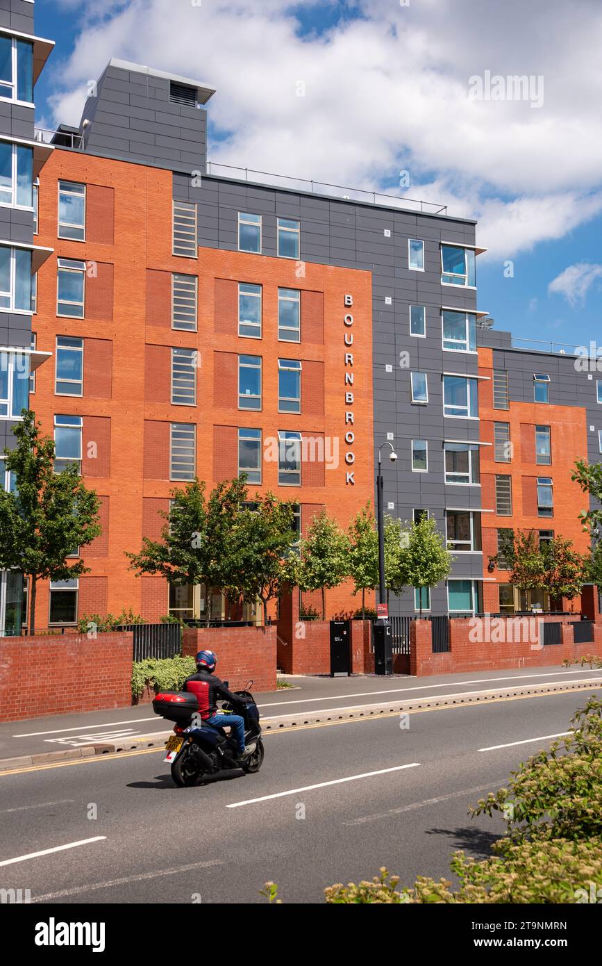 Purpose-built student accommodation in Selly Oak, close to the University of Birmingham, UK Stock Photo